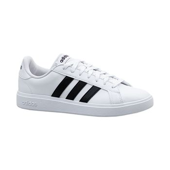 Tenis-Casual-Branco-e-Preto-Grand-Court-Base-II-|-Adidas-Tamanho--37---Cor--BRANCO-0